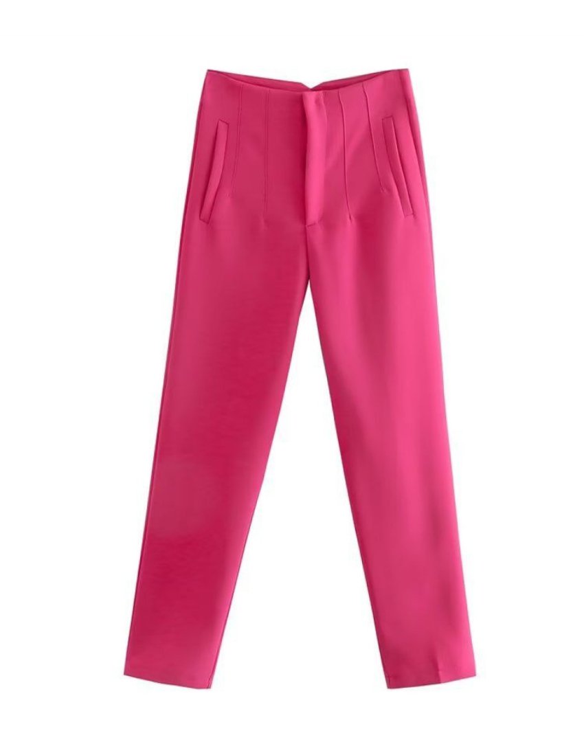 Trousers Women Wrinkle-Free Tailored – Office
