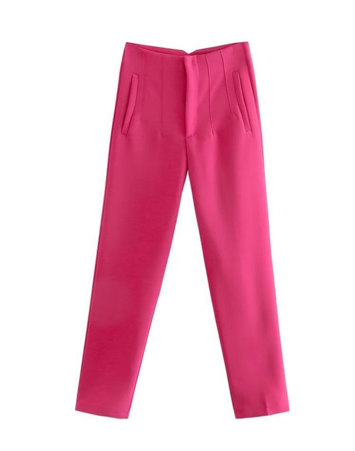 Trousers Women Wrinkle-Free Tailored – Office