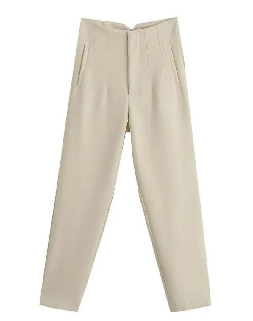 Trousers Women Wrinkle-Free Tailored – Office