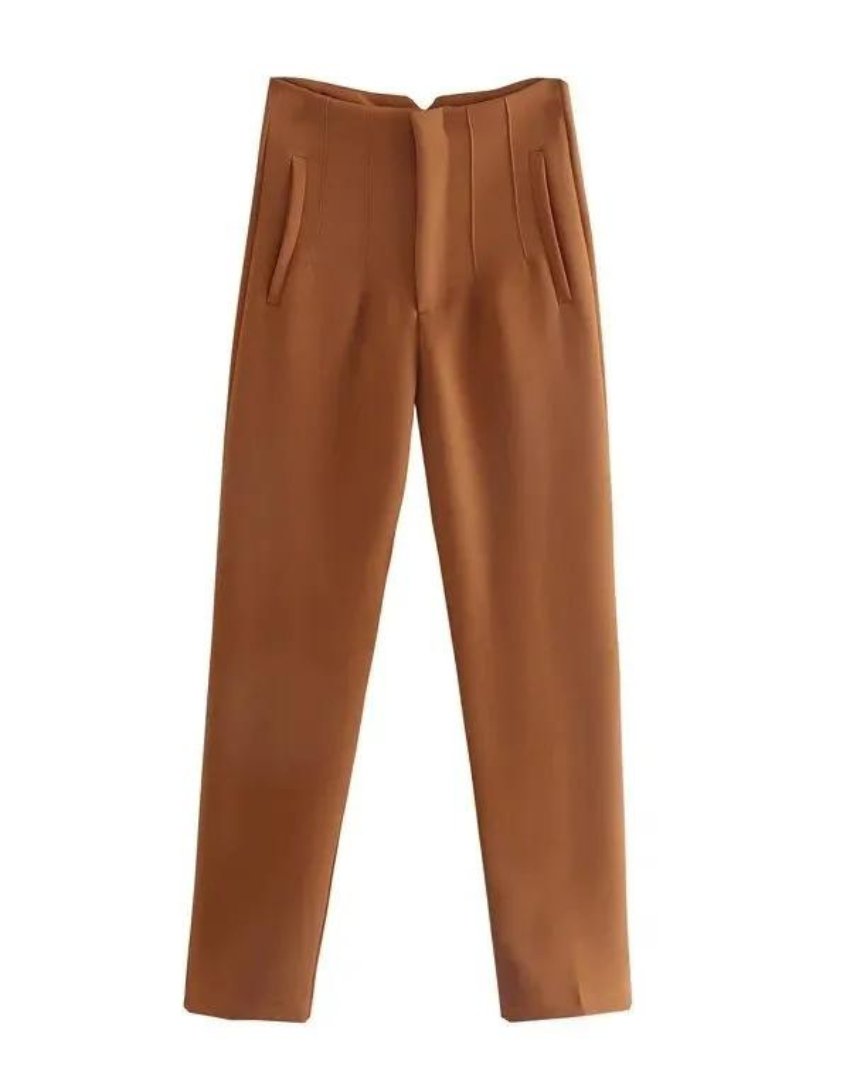 Trousers Women Wrinkle-Free Tailored – Office