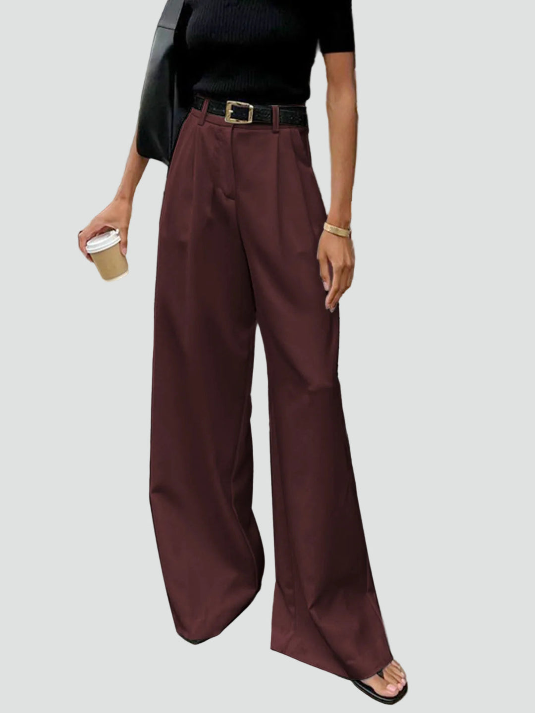 Trousers Women Wide Leg High Waist – Office