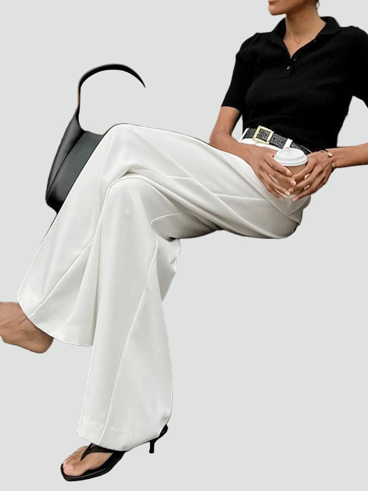 Trousers Women Wide Leg High Waist – Office