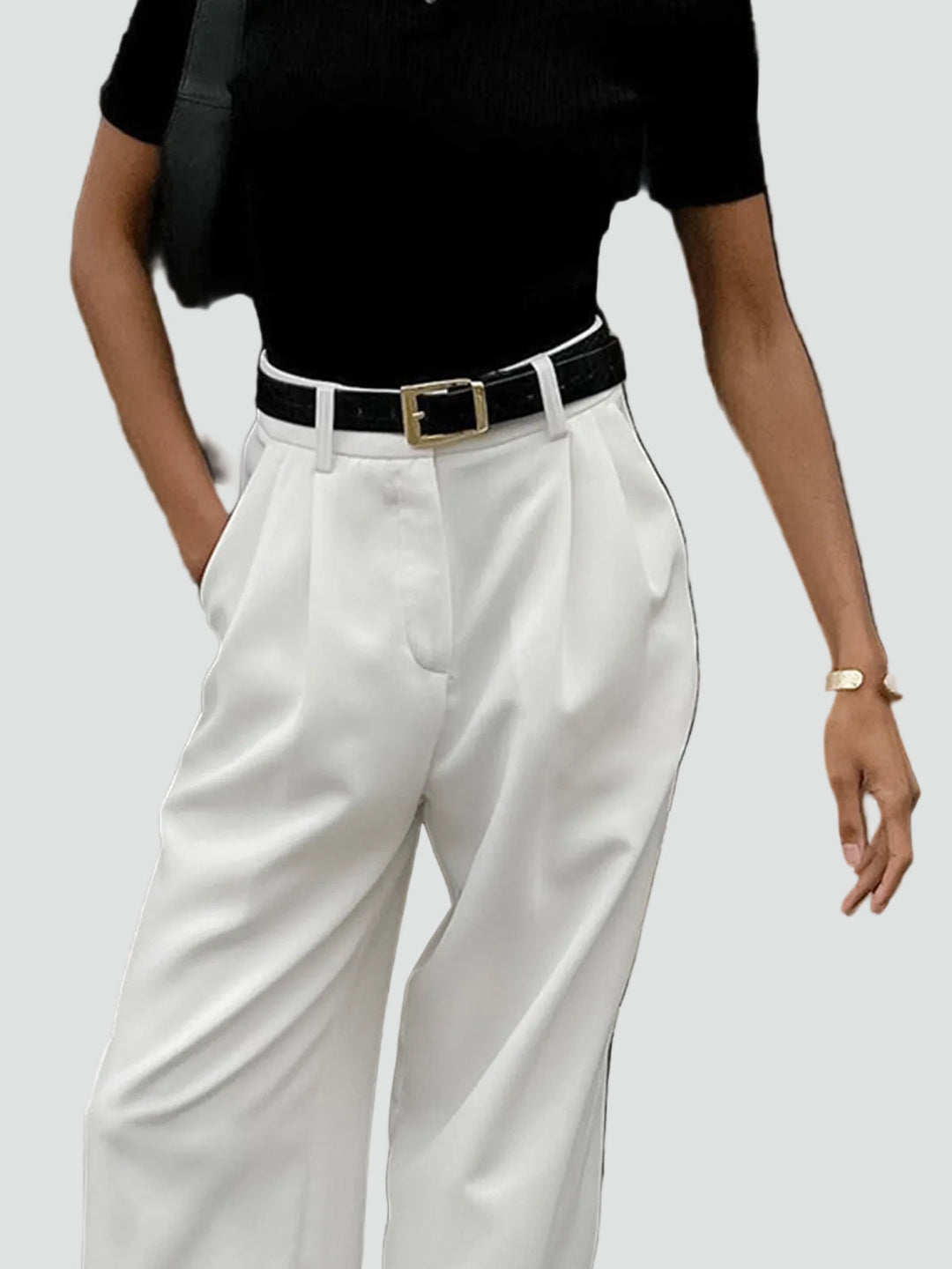 Trousers Women Wide Leg High Waist – Office