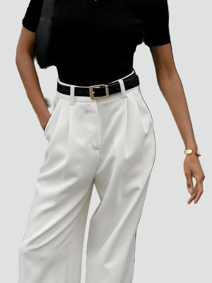 Trousers Women Wide Leg High Waist – Office