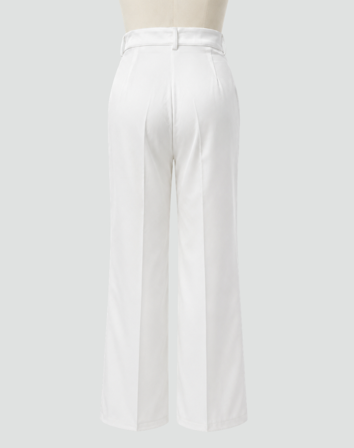 Trousers Women Wide Leg High Waist Pleated – Office