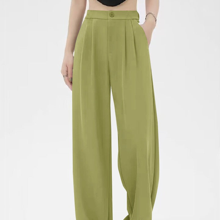 Trousers Women Wide Leg Pleated – Office