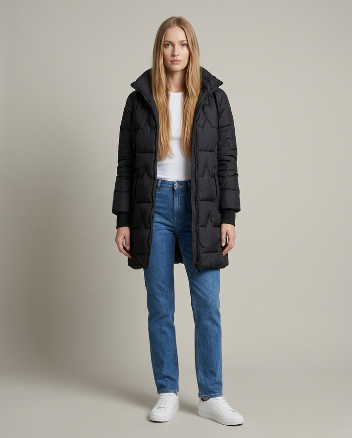 Jacket Women Quilted Puffer – Winter