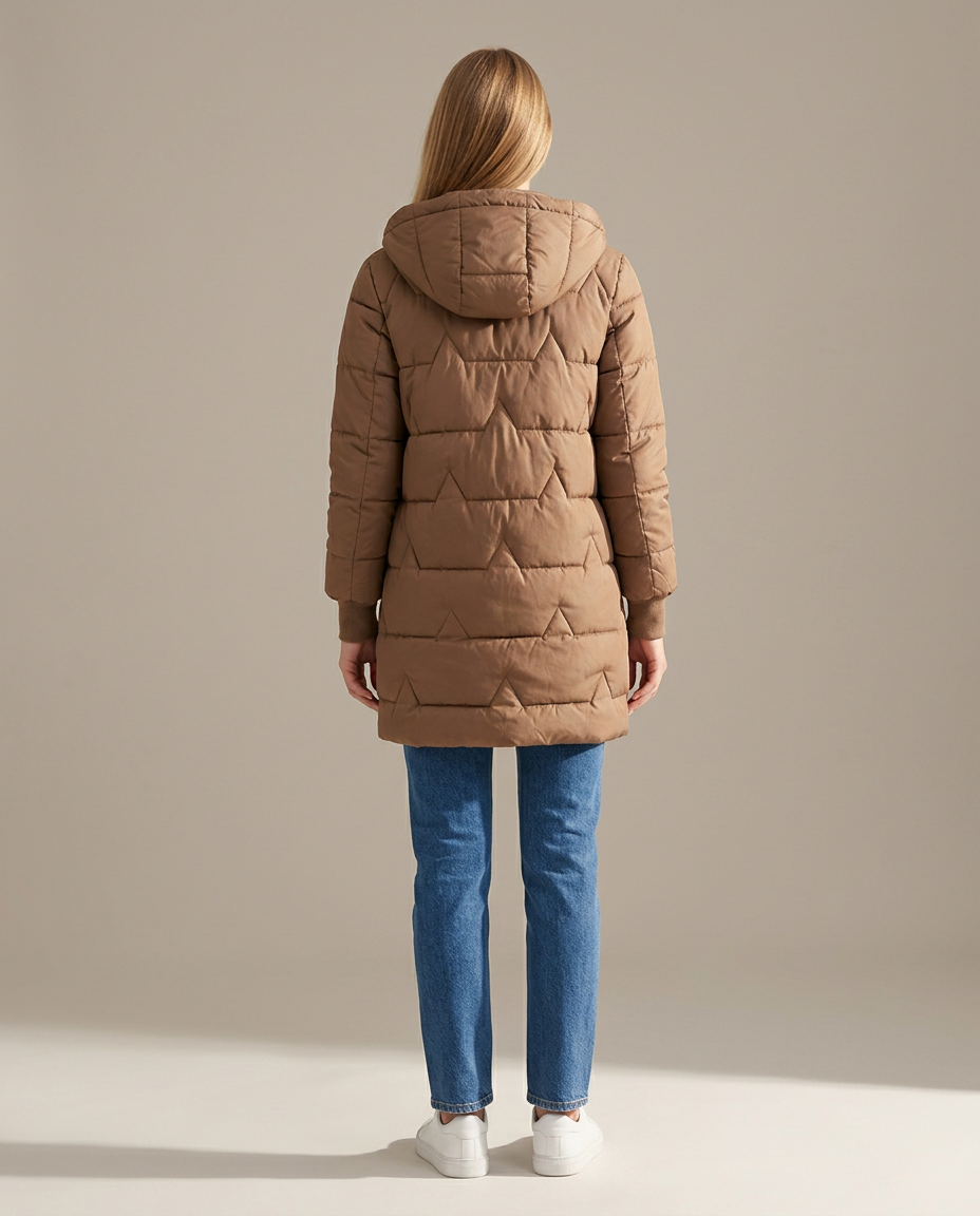 Jacket Women Quilted Puffer – Winter