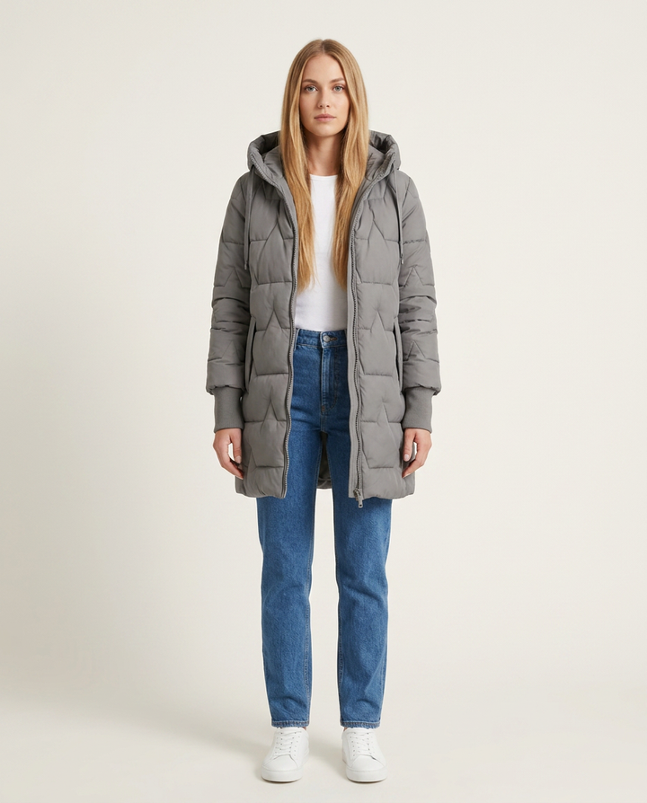 Jacket Women Quilted Puffer – Winter