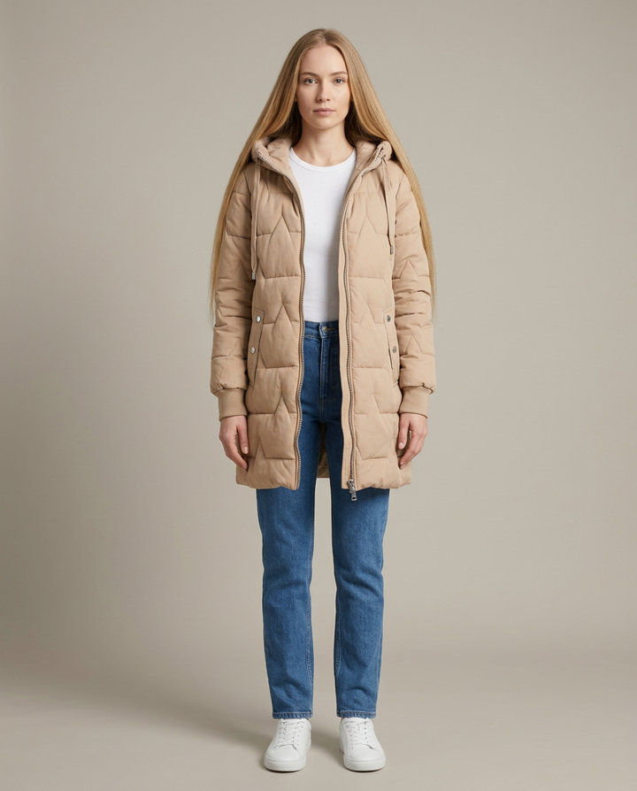 Jacket Women Quilted Puffer – Winter