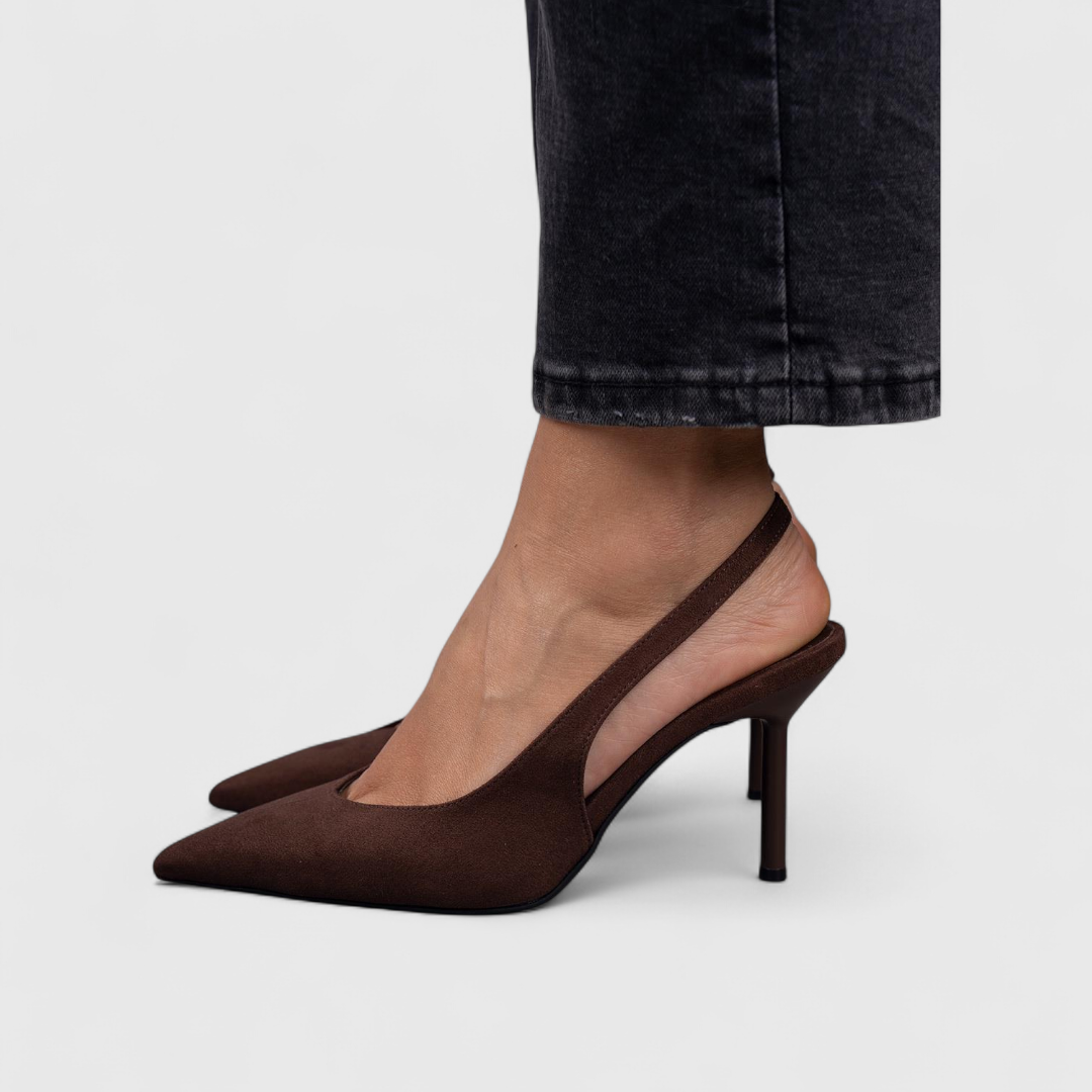 Shoes Women Pointed Toe Leather Look – Office