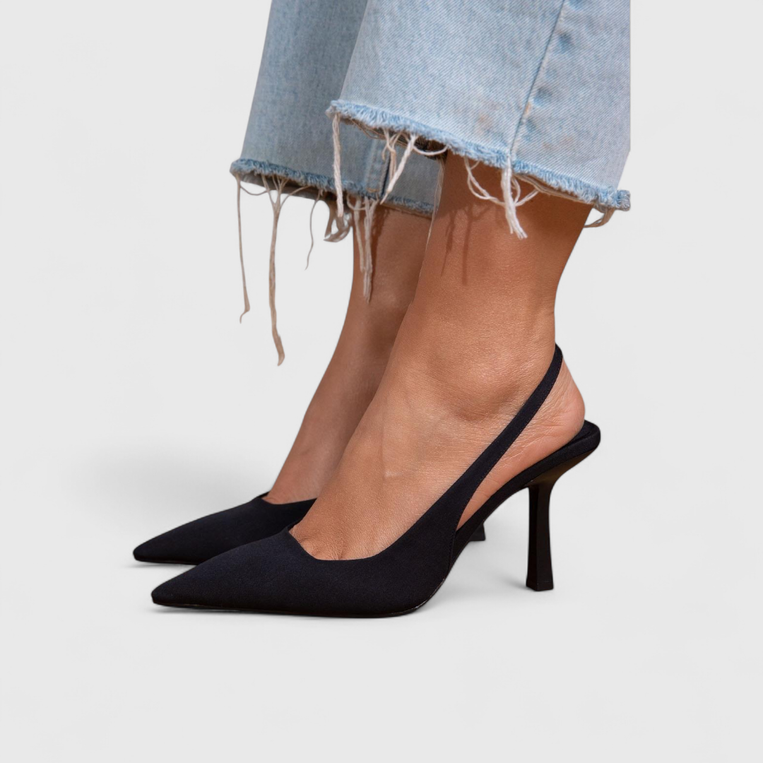 Shoes Women Pointed Toe Leather Look – Office