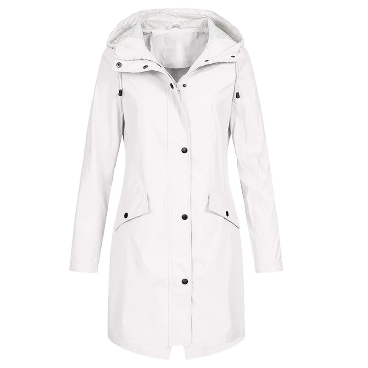 Coat Women Long Hooded Waterproof – Casual