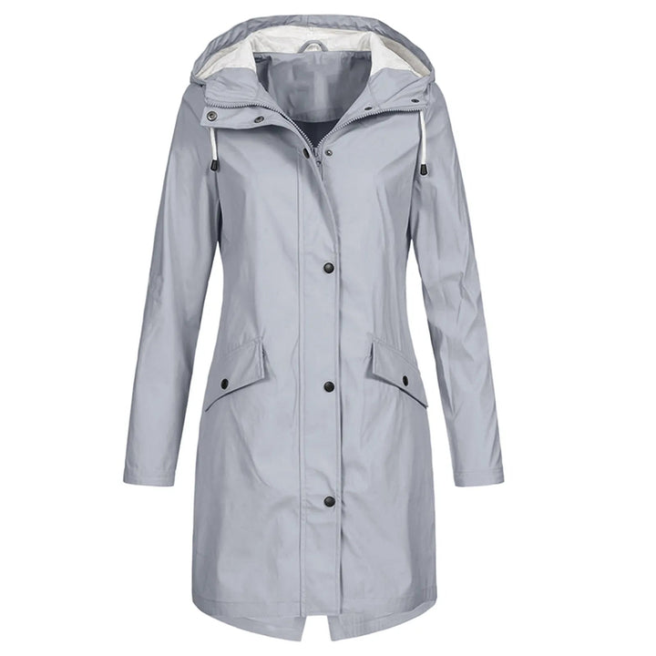 Coat Women Long Hooded Waterproof – Casual