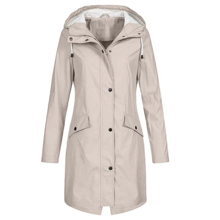 Coat Women Long Hooded Waterproof – Casual