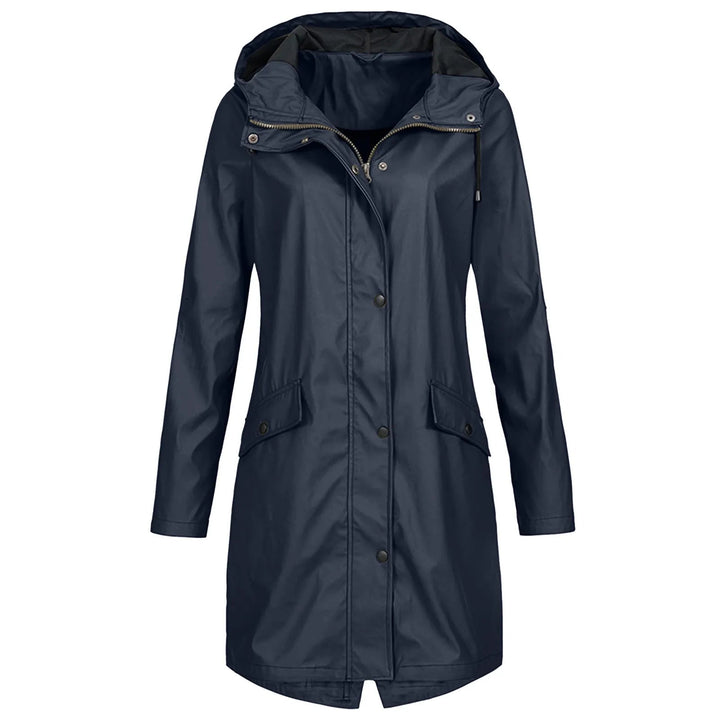 Coat Women Long Hooded Waterproof – Casual