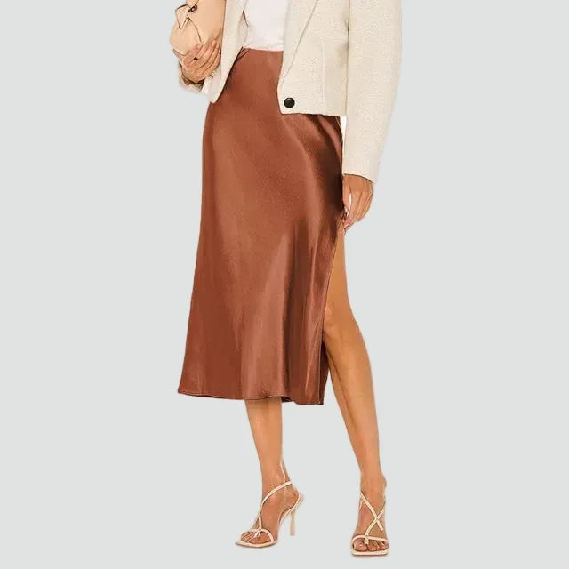 Dress Women Midi A-Line Split – Party