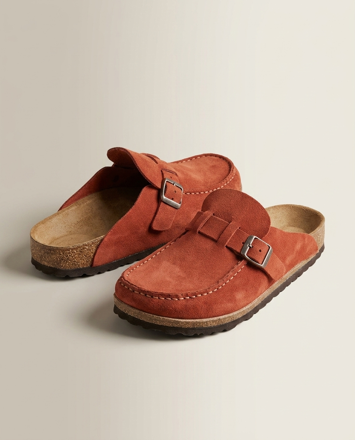 Sandals Women Footbed Faux Leather – Summer