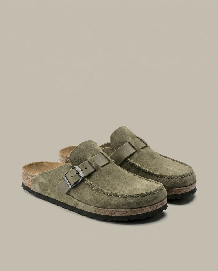 Sandals Women Footbed Faux Leather – Summer