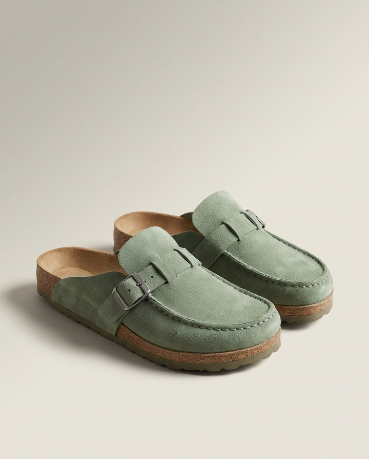 Sandals Women Footbed Faux Leather – Summer