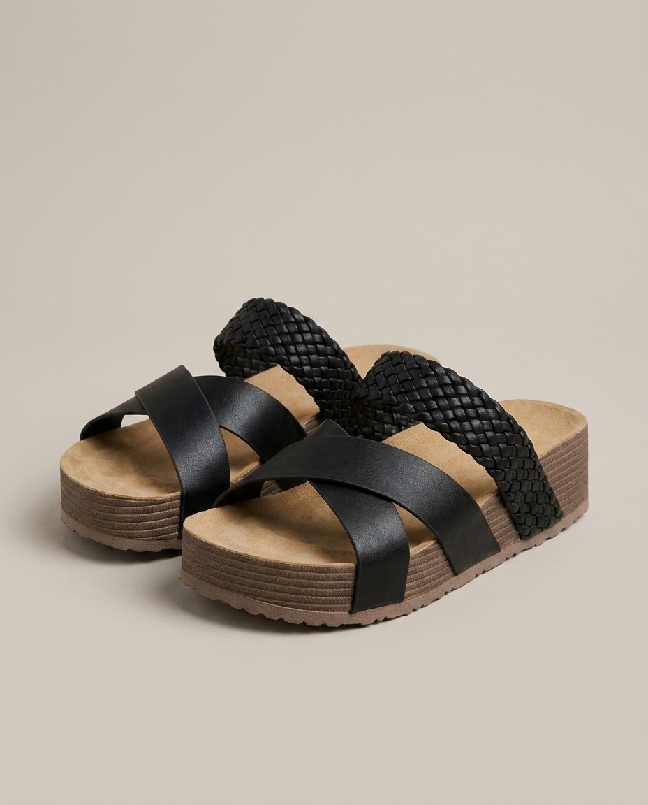 Shoes Women Platform Faux Leather – Summer