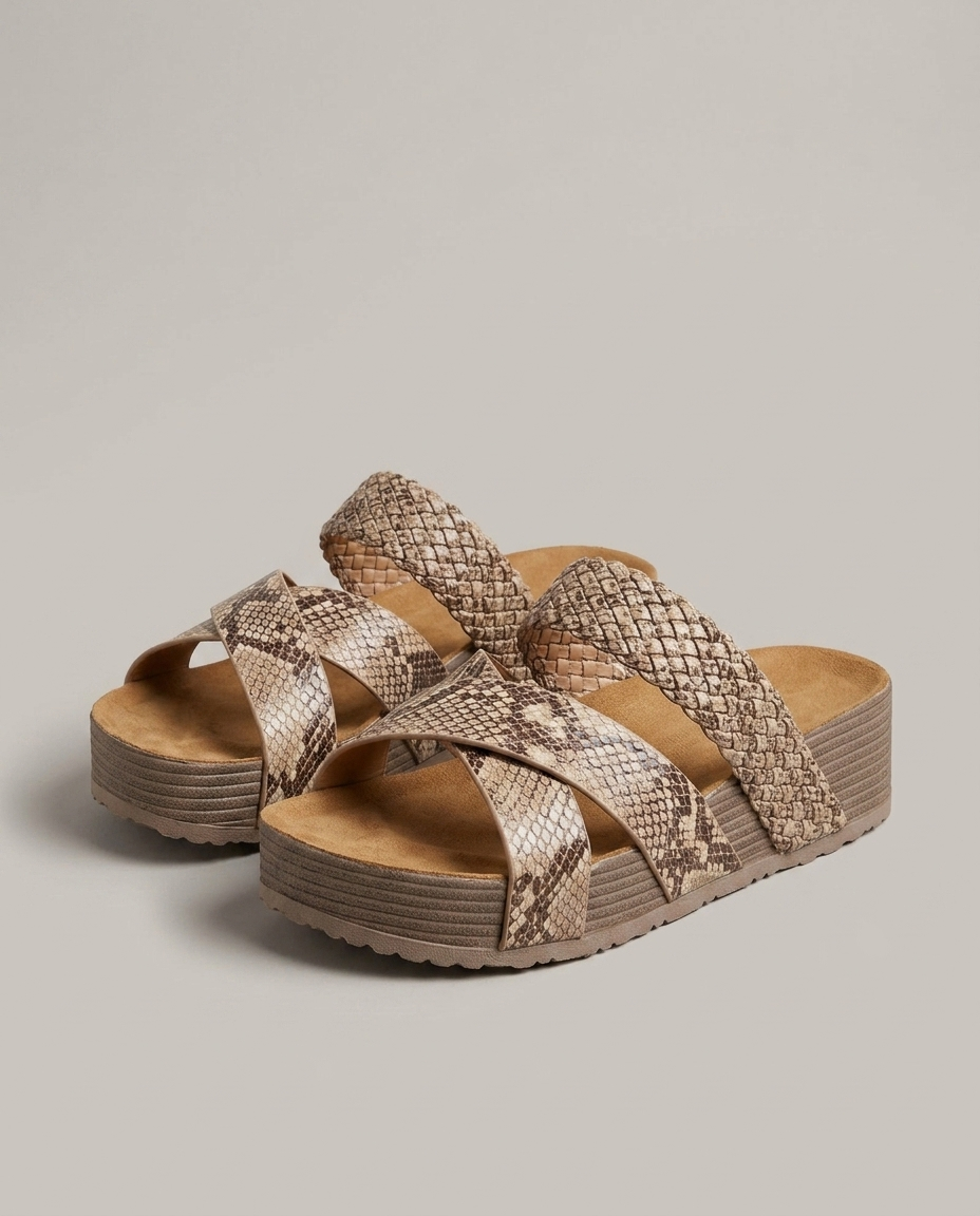 Shoes Women Platform Faux Leather – Summer
