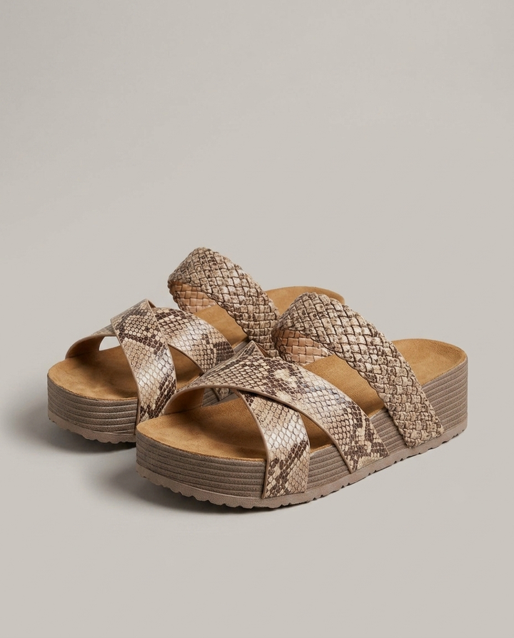Shoes Women Platform Faux Leather – Summer