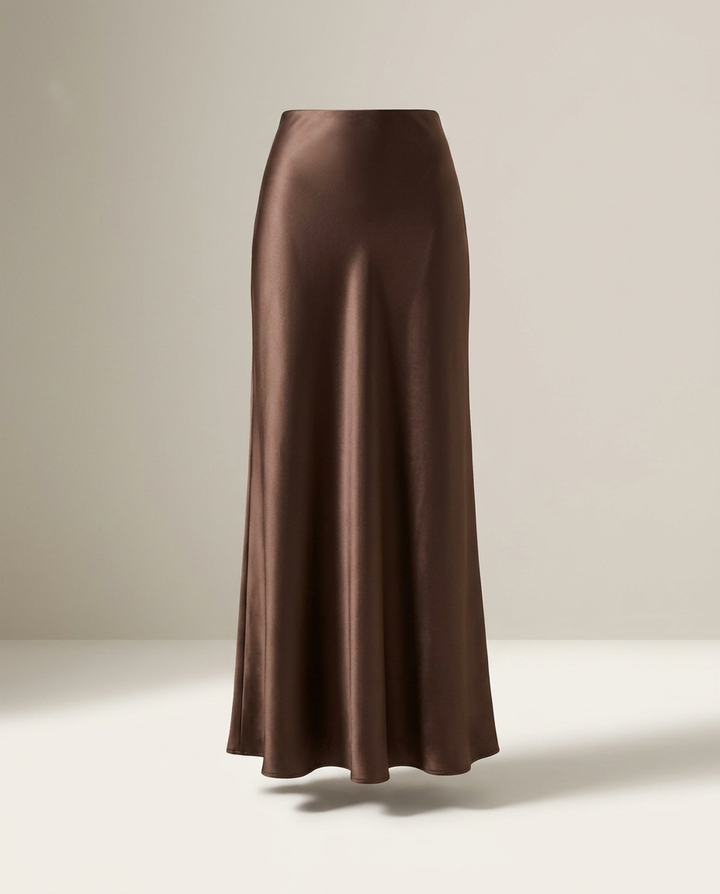 Skirt Women High Waist Satin Maxi – Party