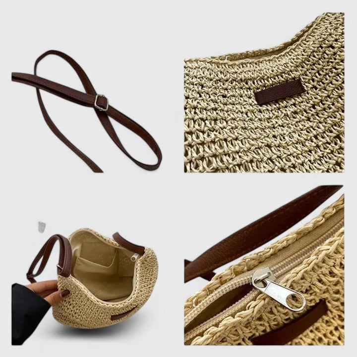Bag Women Woven Straw Adjustable Strap – Summer