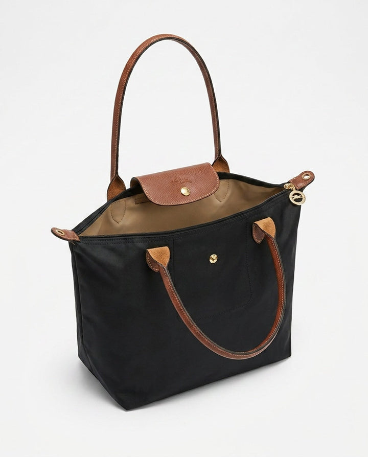 Shopper Bag Women Structured with Flap Pocket – Casual