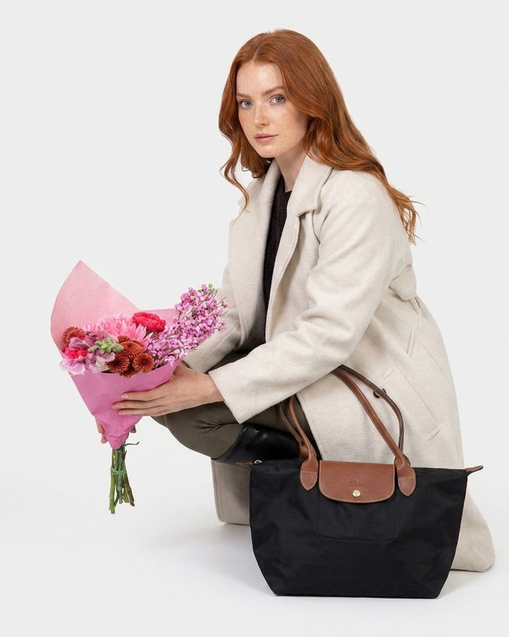 Shopper Bag Women Structured with Flap Pocket – Casual