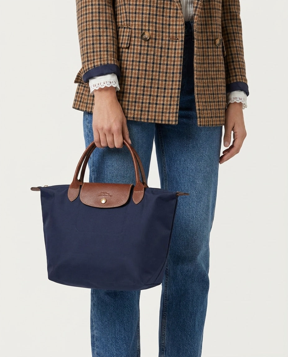 Shopper Bag Women Structured with Flap Pocket – Casual