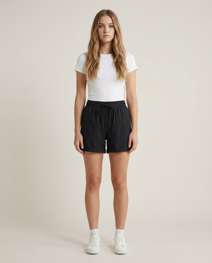 Shorts Women Casual Drawstring Cotton – Casual