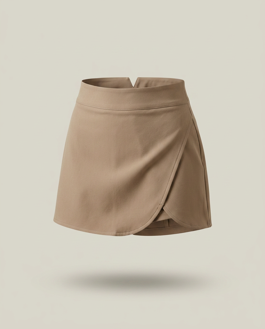 Skort Women High Waisted with Shorts – Casual