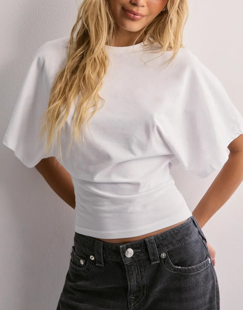 T-Shirt Women Wide Sleeve Cotton – Casual