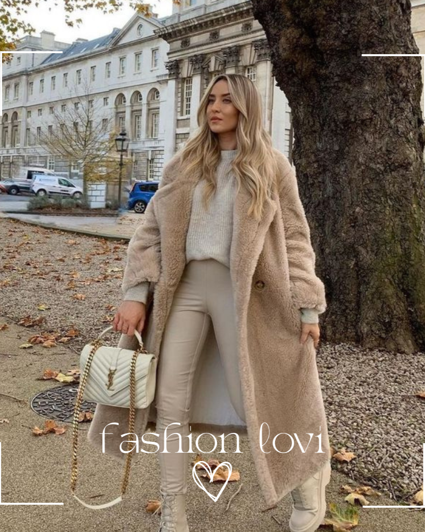 Coat Women Oversized Teddy Long – Winter