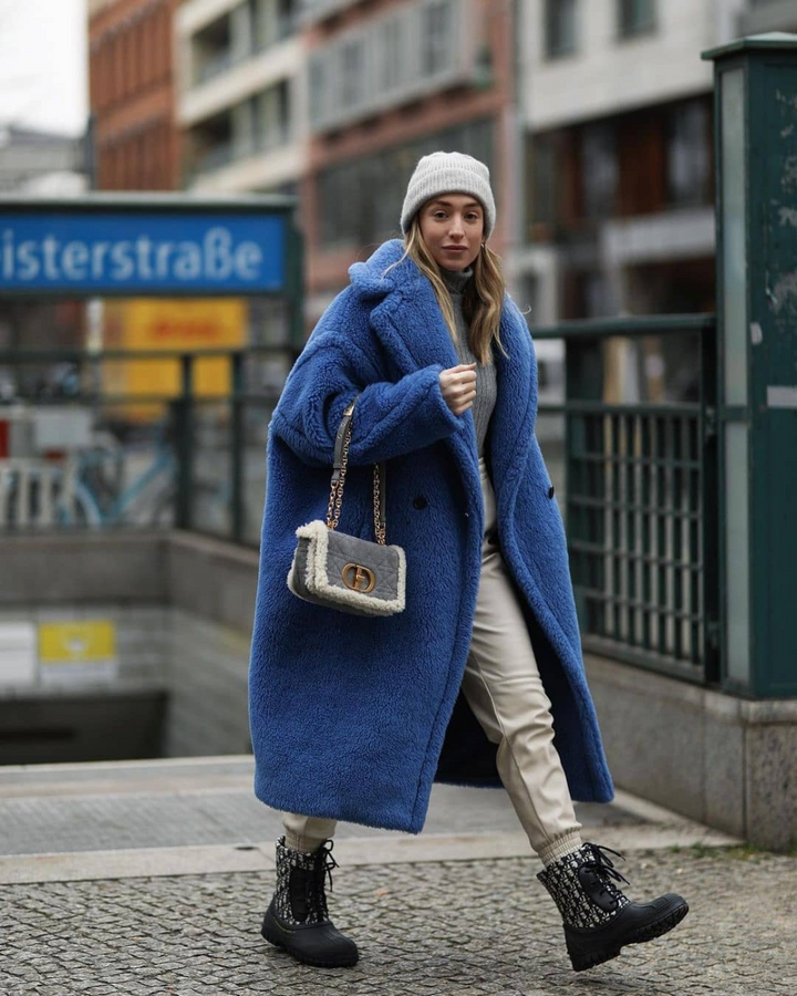 Coat Women Oversized Teddy Long – Winter