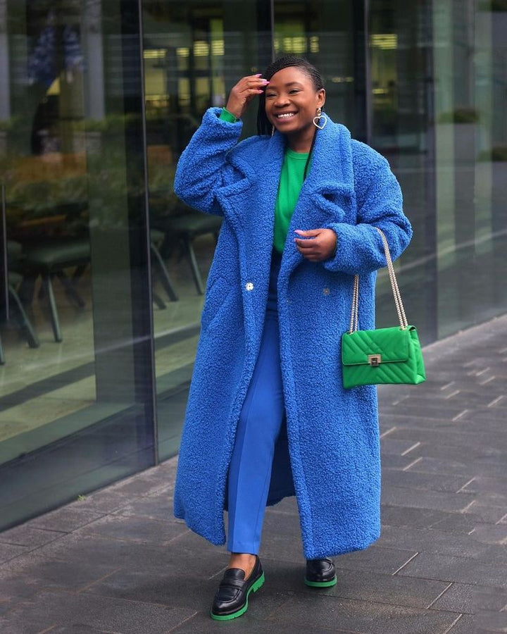Coat Women Oversized Teddy Long – Winter