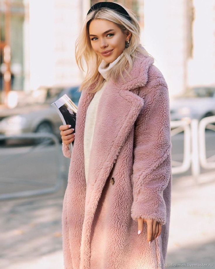 Coat Women Oversized Teddy Long – Winter