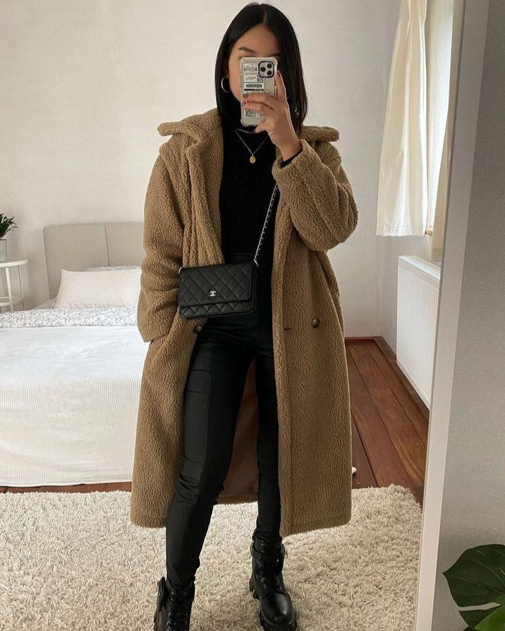 Coat Women Oversized Teddy Long – Winter