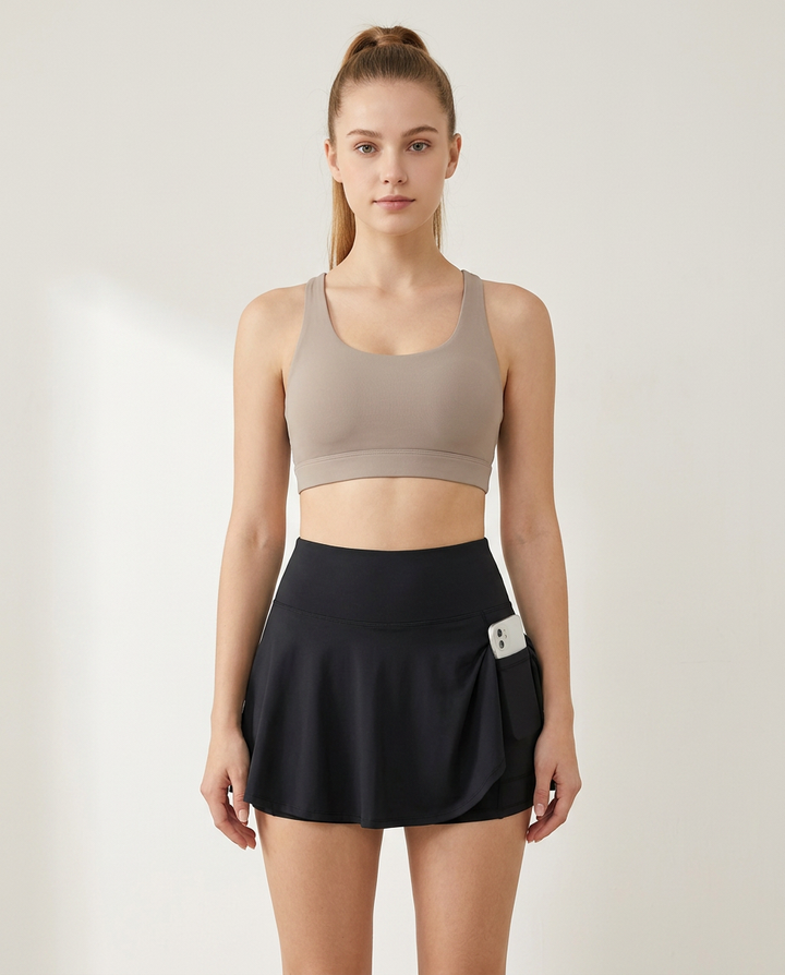 Skirt Women Tennis with Integrated Shorts – Casual