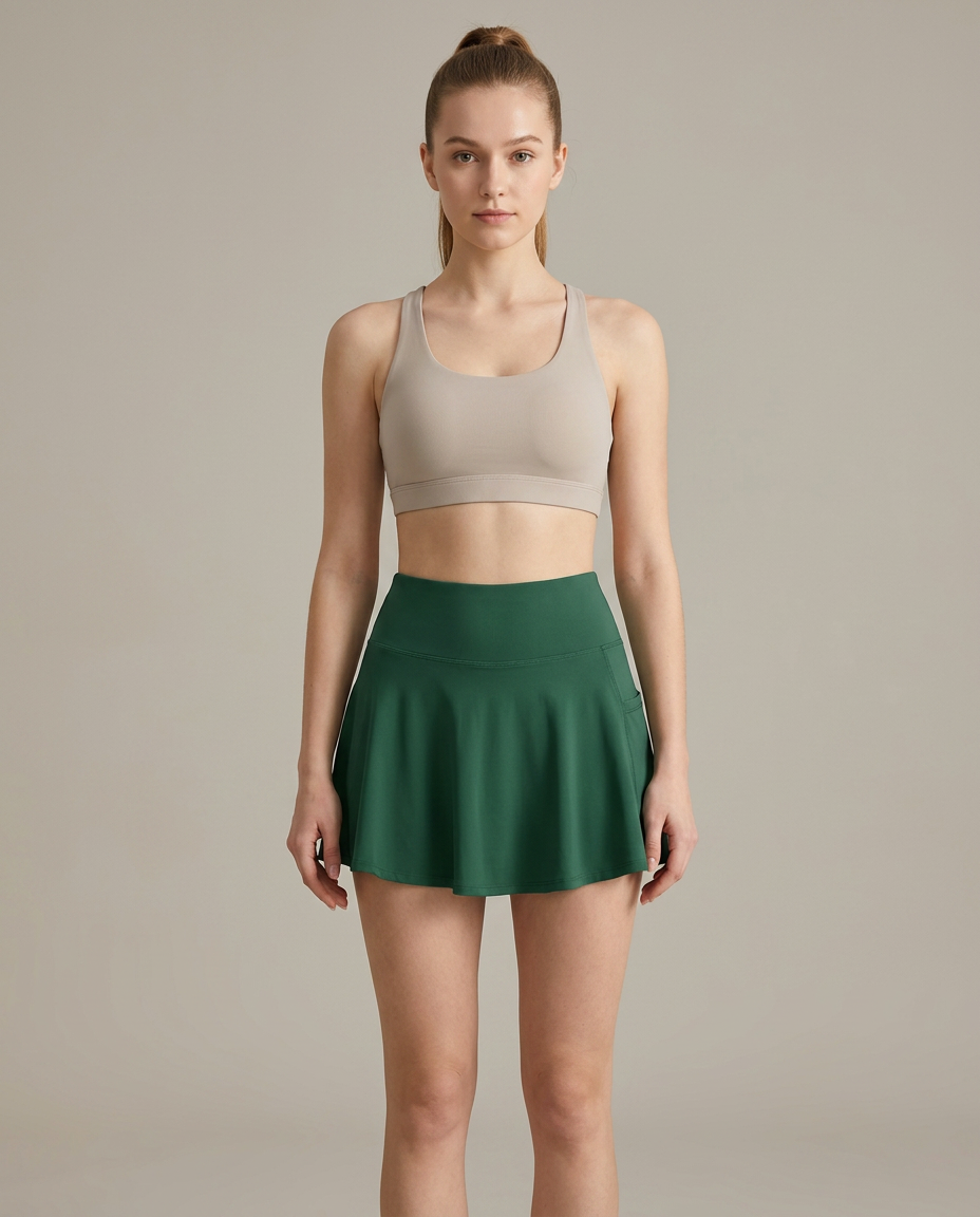 Skirt Women Tennis with Integrated Shorts – Casual