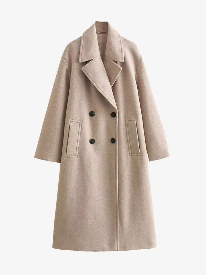 Coat Women Tailored Wool Blend – Winter