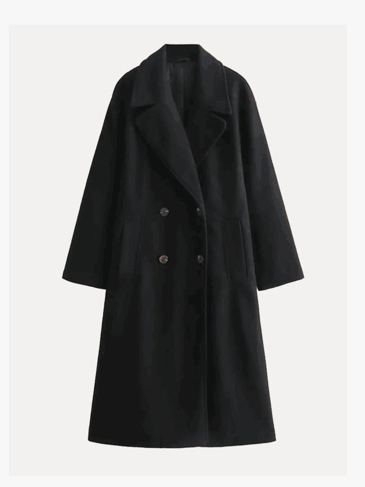 Coat Women Tailored Wool Blend – Winter