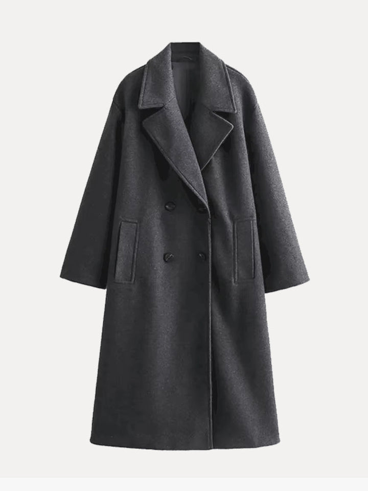Coat Women Tailored Wool Blend – Winter