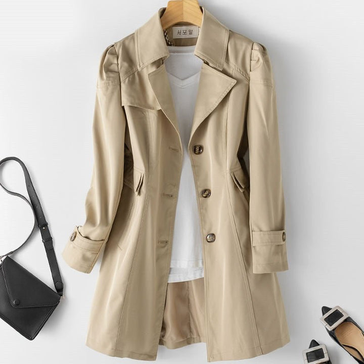 Coat Women Classic Casual Polyester – Casual