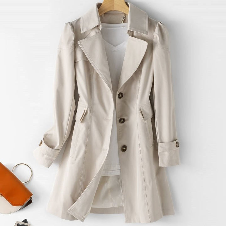Coat Women Classic Casual Polyester – Casual