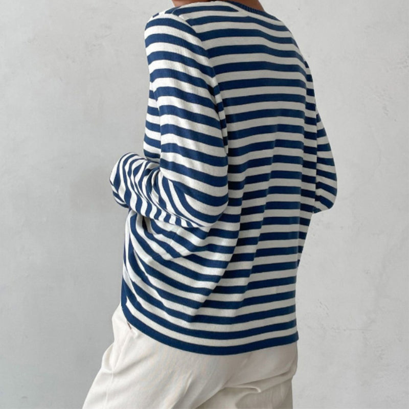 Jumper Women Knitted Striped – Winter