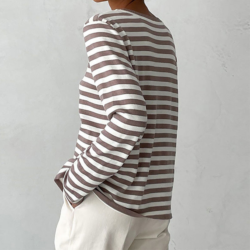 Jumper Women Knitted Striped – Winter
