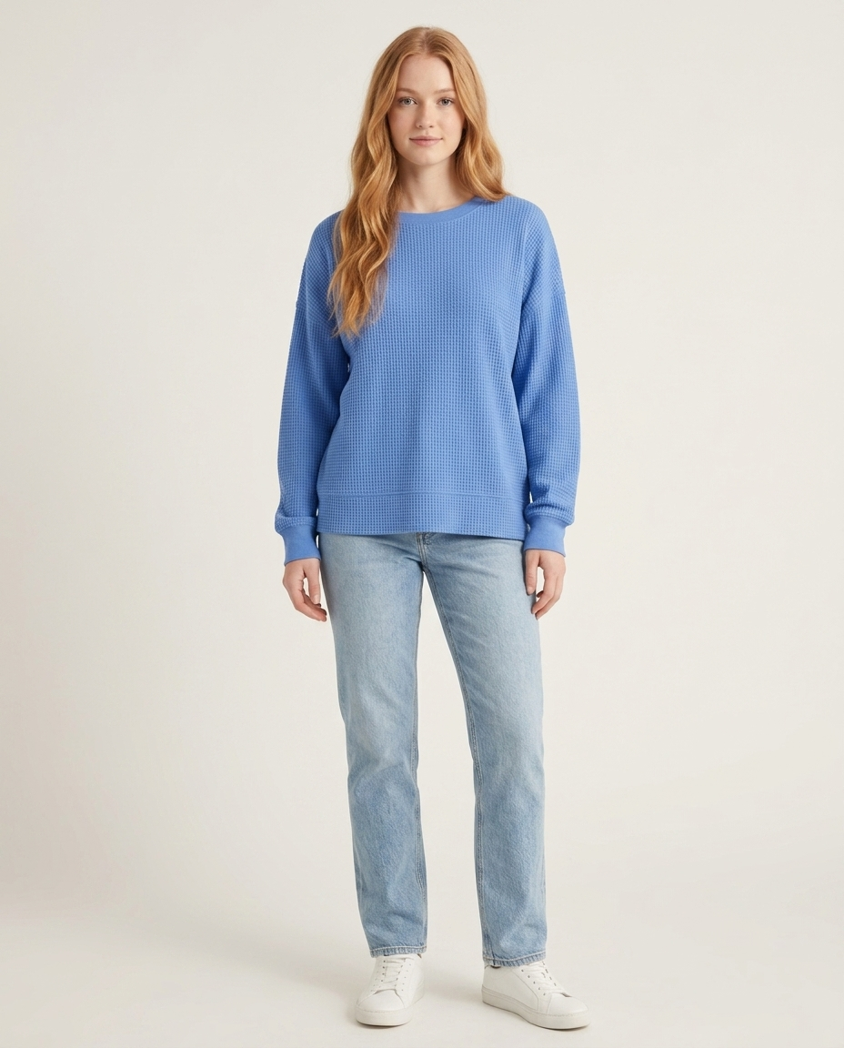 Jumper Women Loose Fit Cotton Blend – Winter